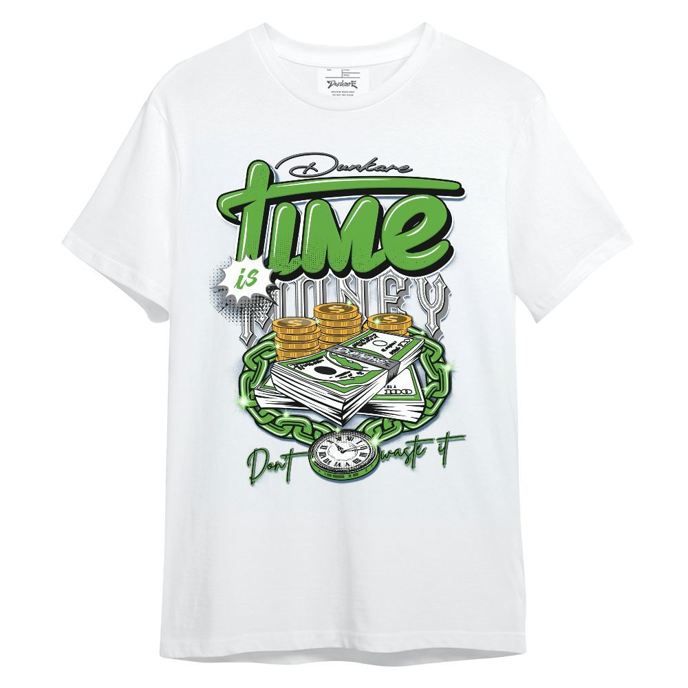 Shirt To Match Retro Green Bean 5s - Time Is Money Unisex Shirt