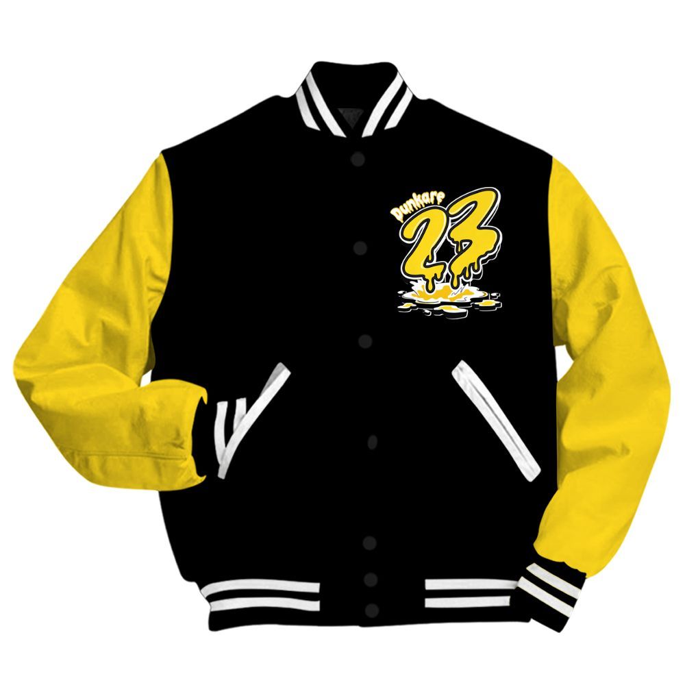 Varsity Jacket To Match Retro Thunder 4s - Custom Name 23 Drip All Over Print