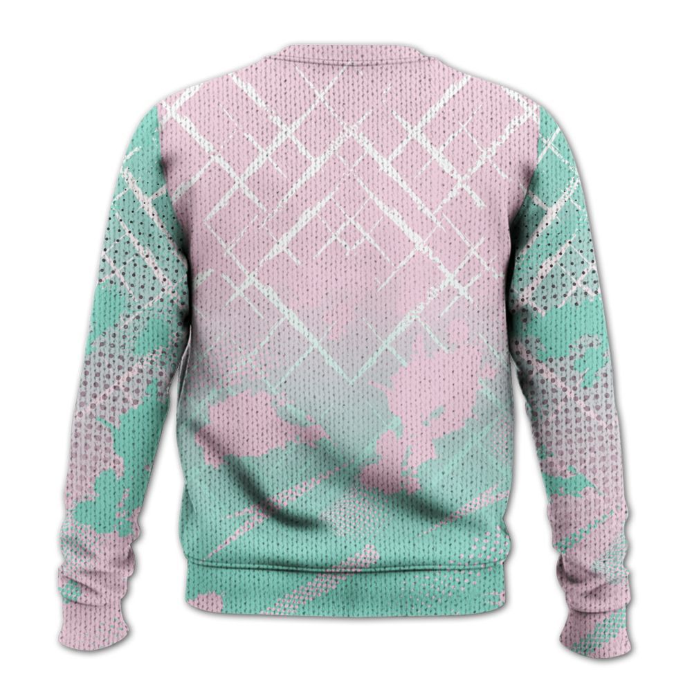 Knitted Sweater To Match Retro Easter 5s - Halftone Stand Business Dripping