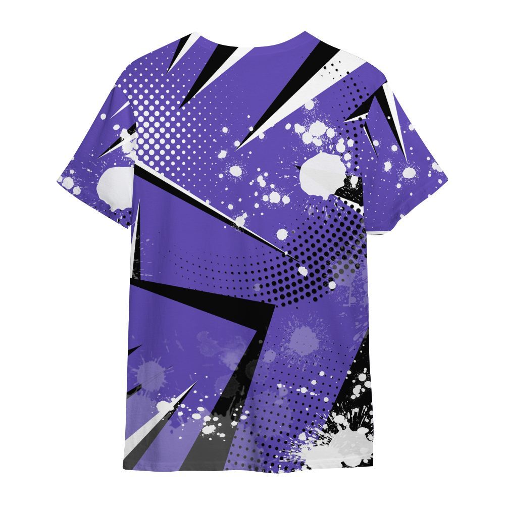 Shirt To Match Field Purple 12s - Poly Trust No One Dripping All Over Print