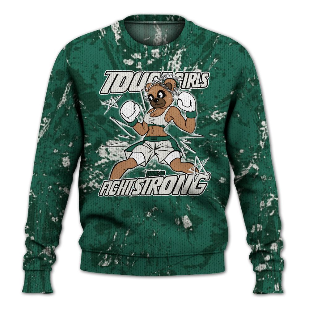 Knitted Sweater To Match Oxidized Green 4s - Gritty Girls Bear Luxury