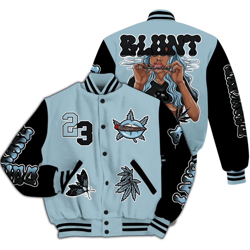 Varsity Jacket To Match Chambray 7s - Bluntz Unique All Over Print