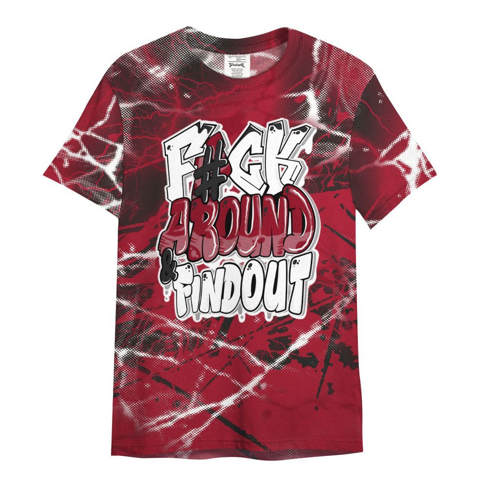 Shirt To Match High OG Black Toe Reimagined 1s - F Around Find Out Graphic All Over Print