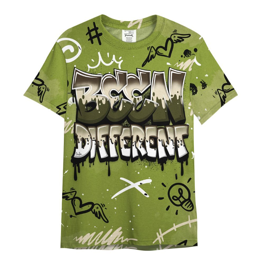Shirt To Match SB Dunk Low Asparagus - Drip Been Di2ferent All Over Print