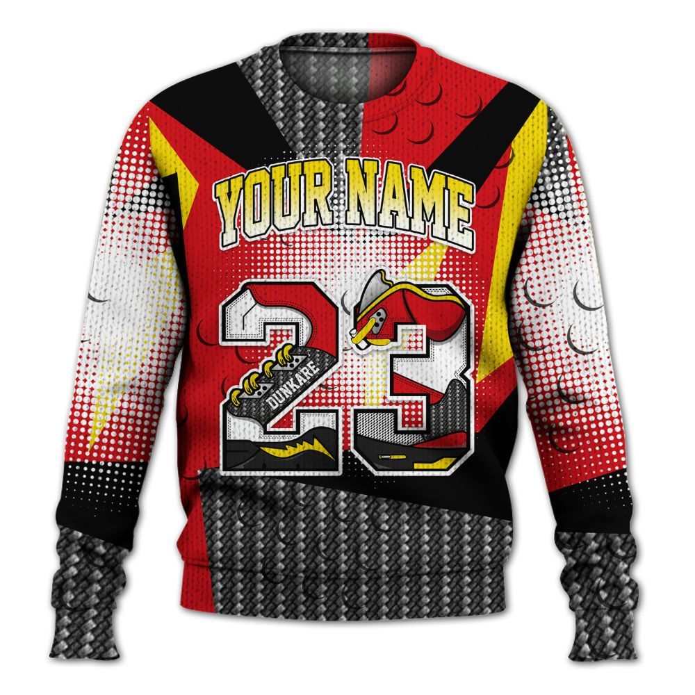 Sweater To Match Ferrari 14s - Custom Name 23 5s Graphic