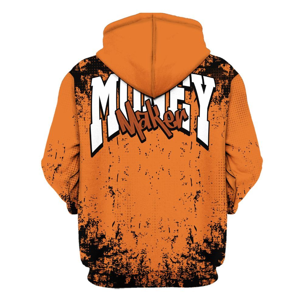 Hoodie To Match Dunk Low Ceramic - Move In Silence Money Street Retro All Over Print