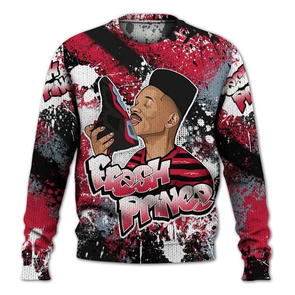 Sweater To Match Retro Infrared Salesman 6s - Fresh Sneaker Lick Graphic