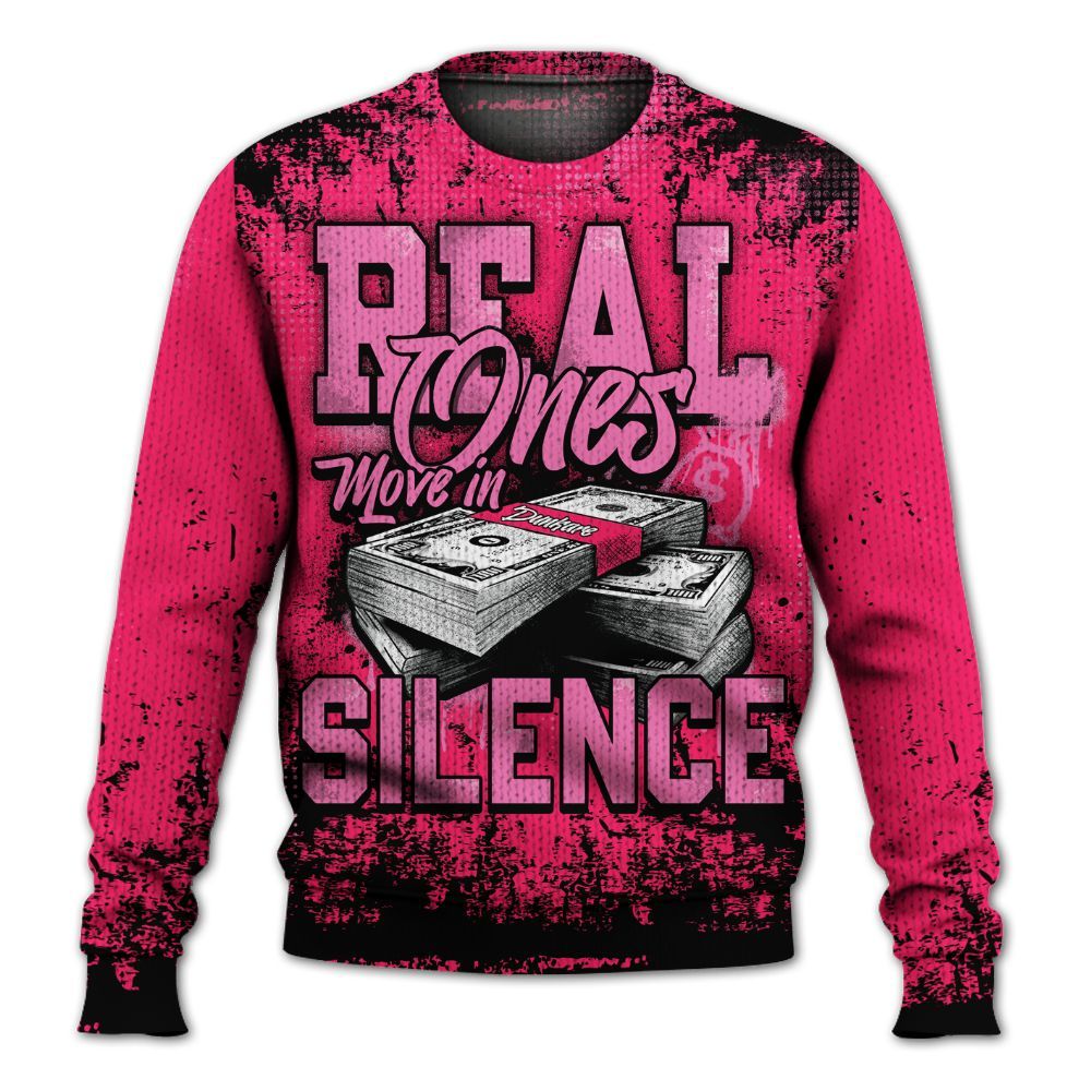 Knitted Sweater To Match Air VaporMax Plus Triple Pink - Move In Silence Money Street Retro