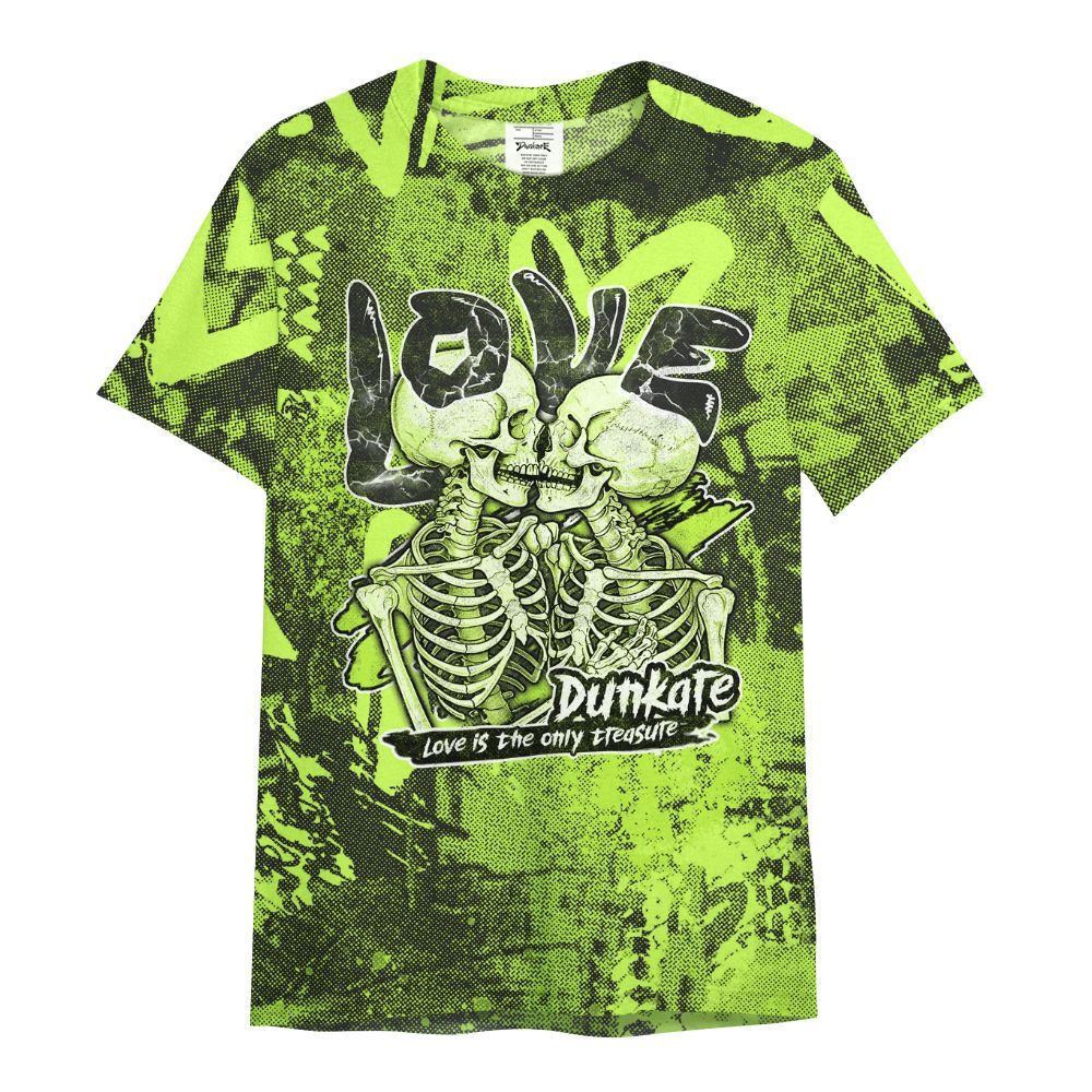 Shirt To Match Air Force 1 Low Dance Volt - Skull Love All Over Print