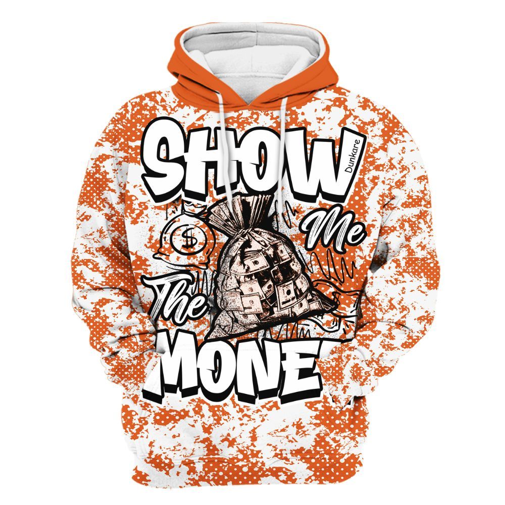 Hoodie To Match High OG Starfish 1s - Show Me The Money Retro All Over Print