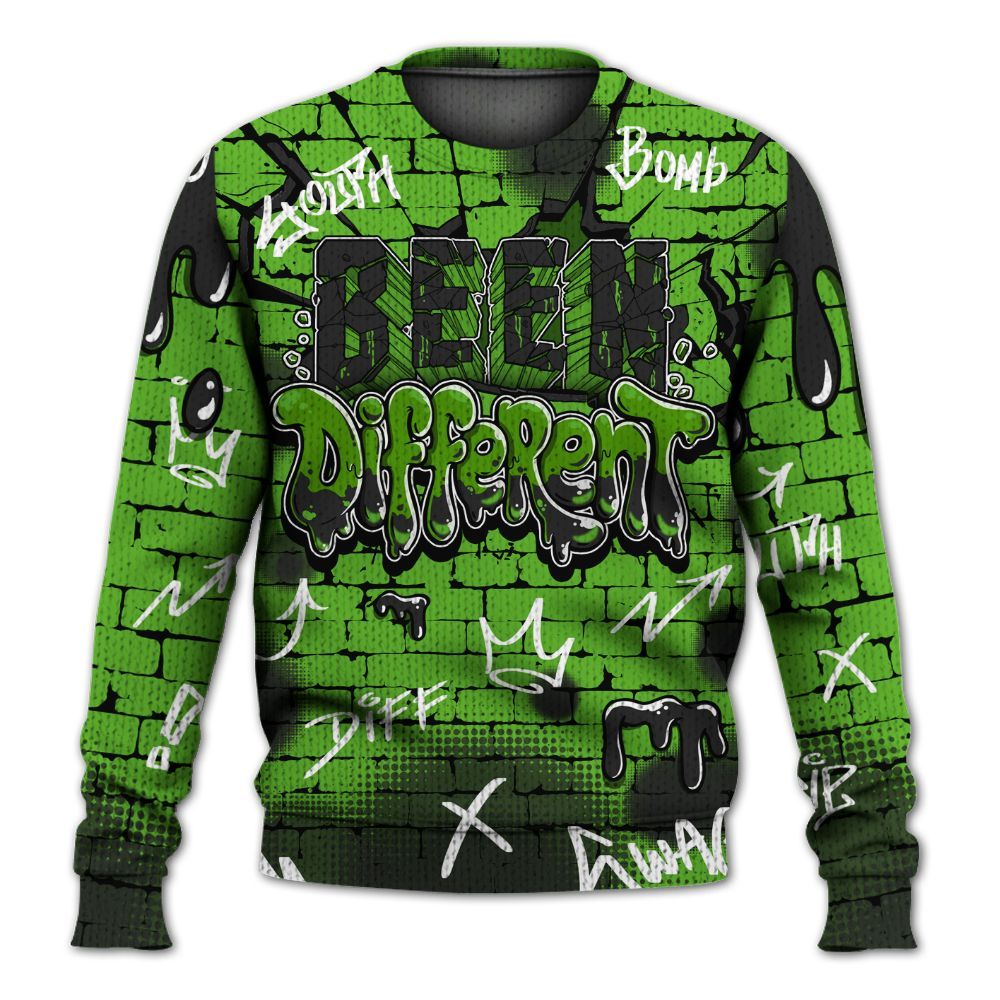 Sweater To Match Air Foamposite One Volt - Been Different Drippin Streetwear Graphic