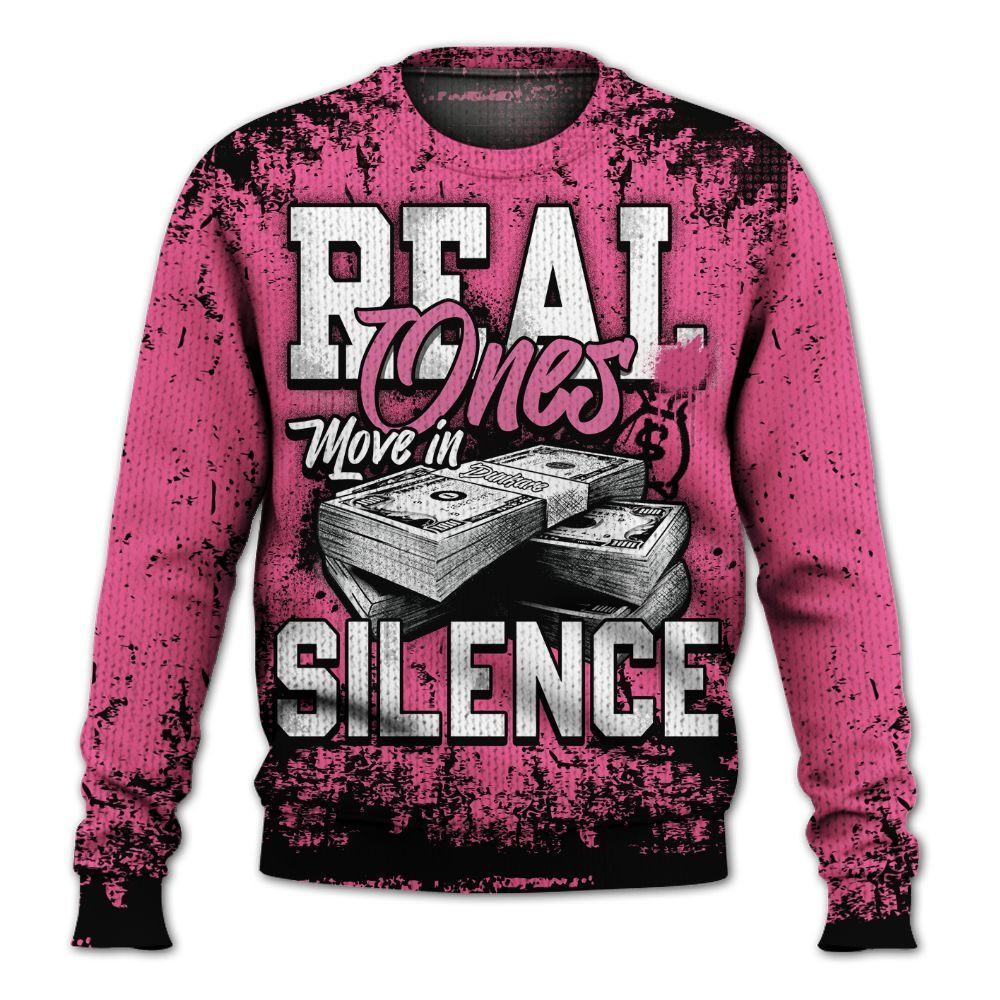 Knitted Sweater To Match Air Max SNDR Hyper Pink - Move In Silence Money Street Retro