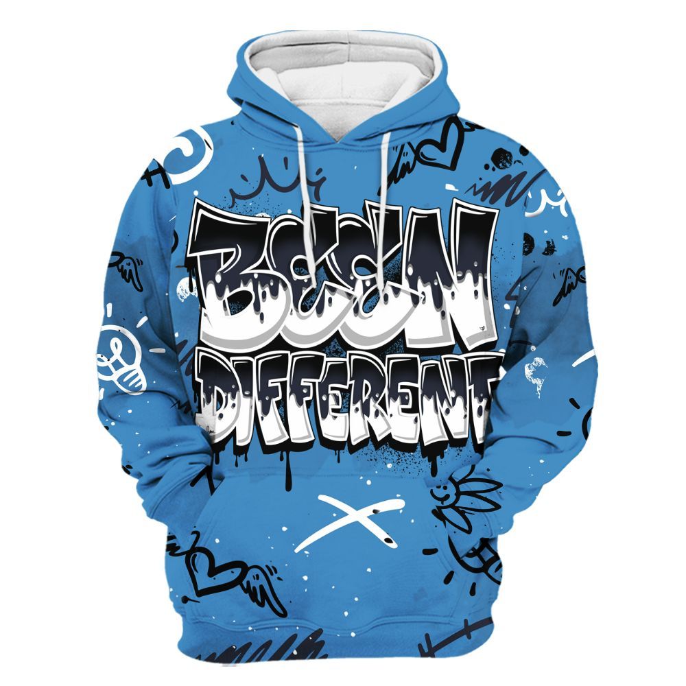 Hoodie To Match Low OG Obsidian 1s - Drip Built Di2ferent All Over Print