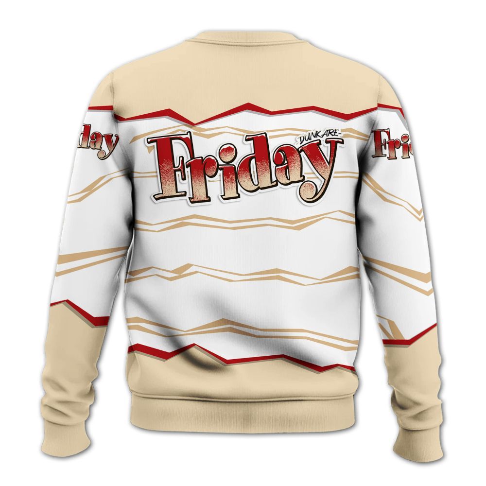 Sweatshirt To Match Dunk Low Strawberry Waffle - Friday Movie 90s TV All Over Print
