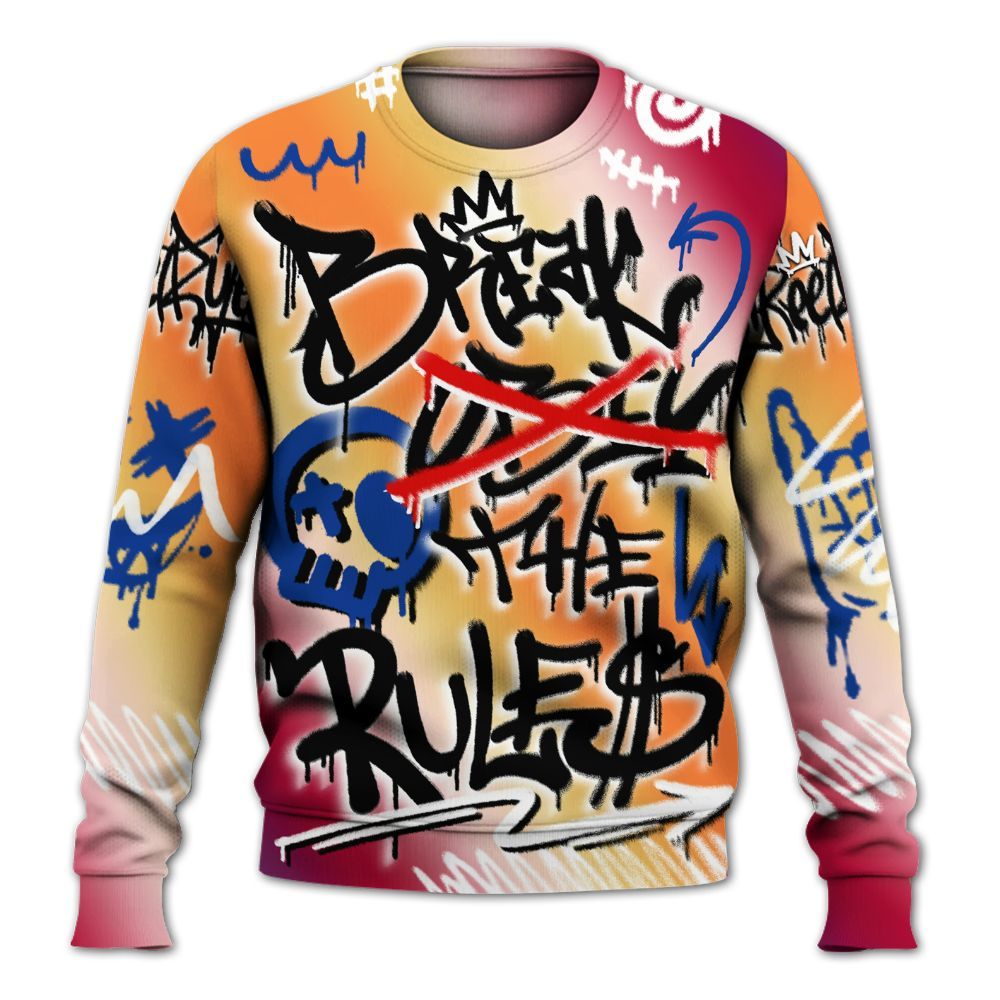 Sweatshirt To Match Air Griffey Max Los Angeles 1s - Break Rules Streetwear All Over Print