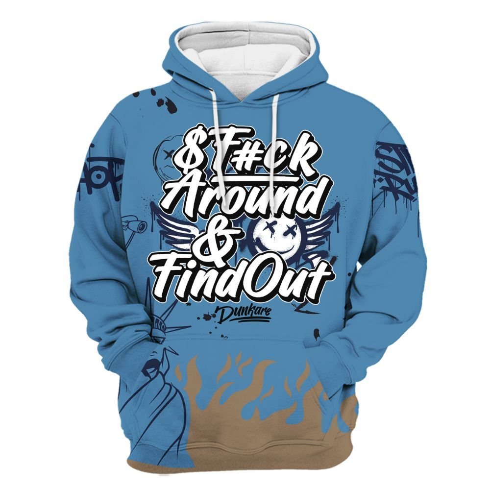 Hoodie To Match Air Force 1 Stash - Graphic Fck Around Find Out All Over Print