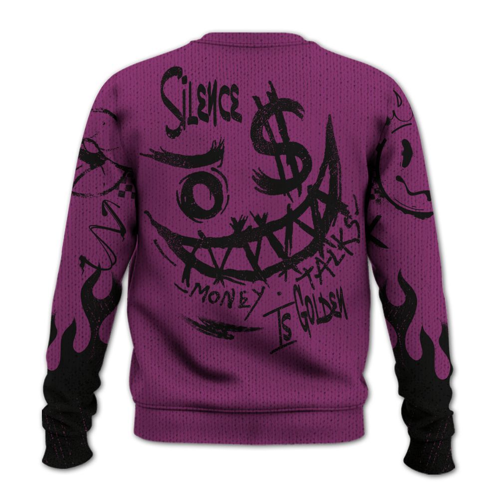 Knitted Sweater To Match Air Max Sunder Gore Tex Bold Berry - Mouth Burning Street Style