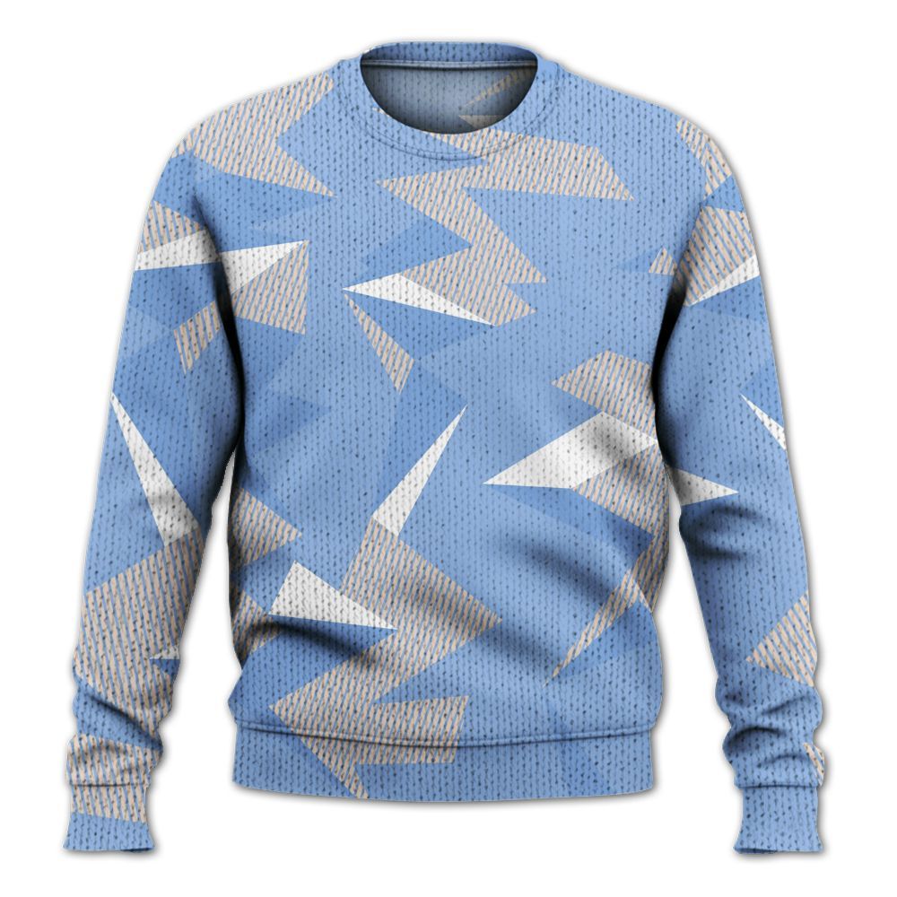 Knitted Sweater To Match Air Max 1 Royal Pulse - Geometric Camouflage Pattern