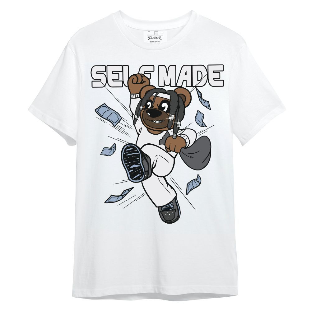 Shirt To Match Reverse Black White 6s - Autonomous Bear Unisex Shirt