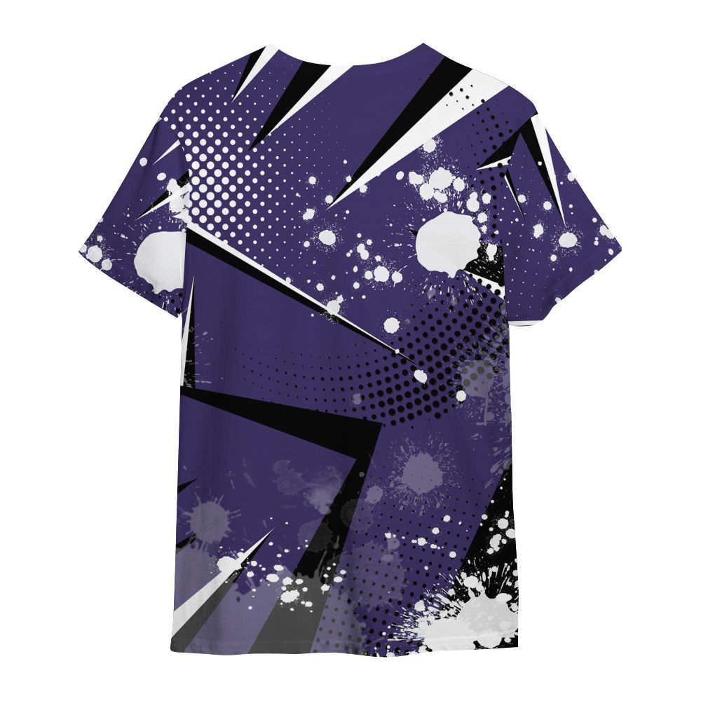 Shirt To Match Retro Court Purple 13s - Poly Trust No One Dripping All Over Print