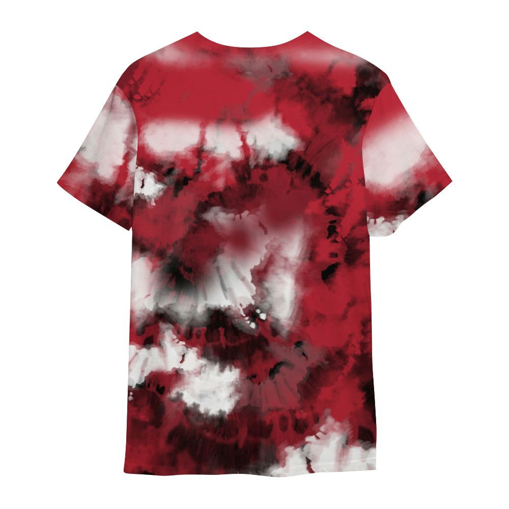 Shirt To Match Red Flint 13s - God Blessed Tie Dye All Over Print