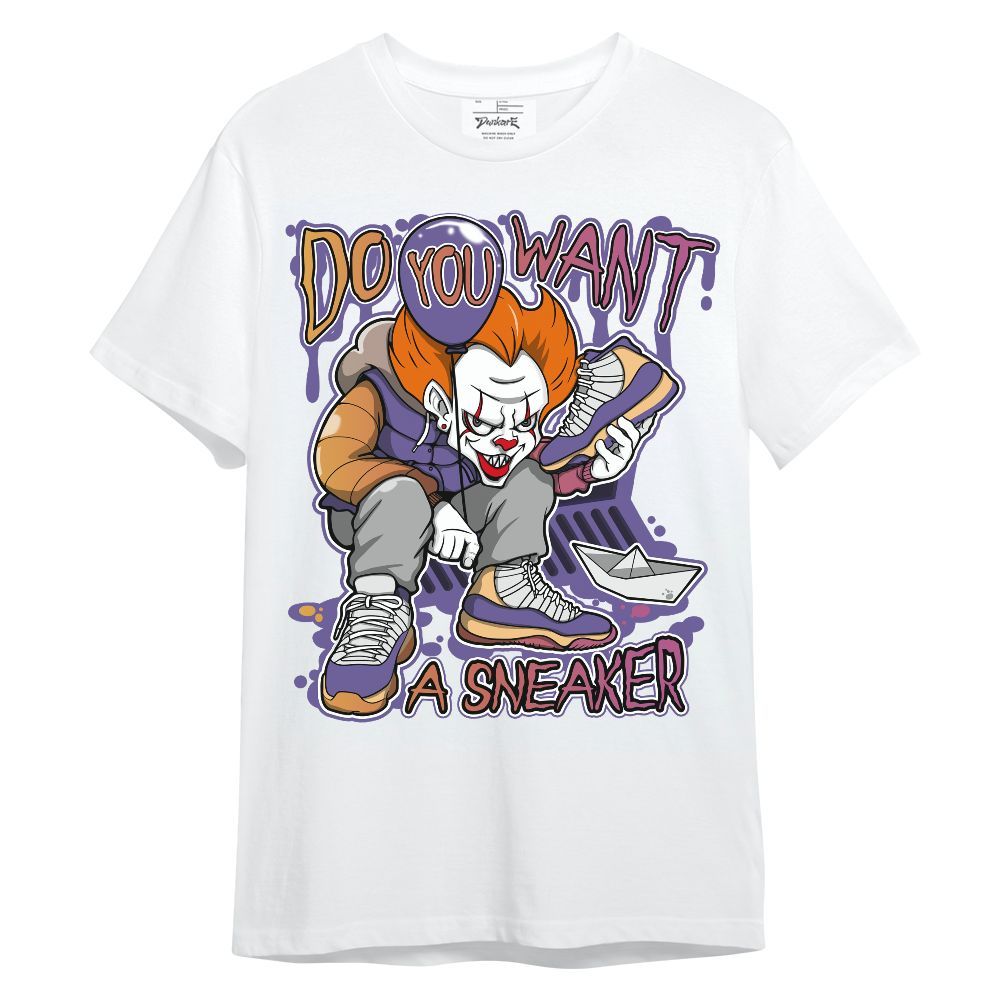 Shirt To Match Book Sunset 1s - Clown Scary Sneakers Halloween Graphic Unisex Shirt