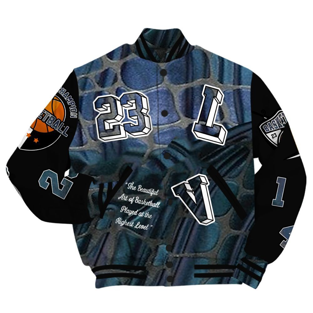 Varsity Jacket To Match Air Foamposite Kazuya Mishima - The GOAT Got Em Streetwear All Over Print