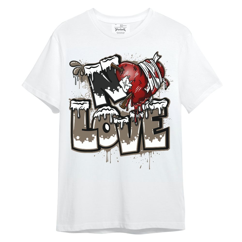 Shirt To Match Low OG Dark Mocha 1s - Drip No Love Streetwear Unisex Shirt