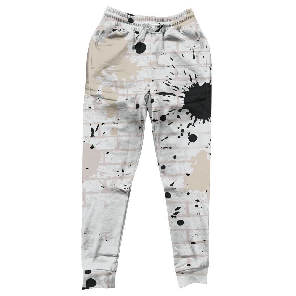 Sweatpant To Match Retro Reverse Metallic 5s - Brick All Over Print