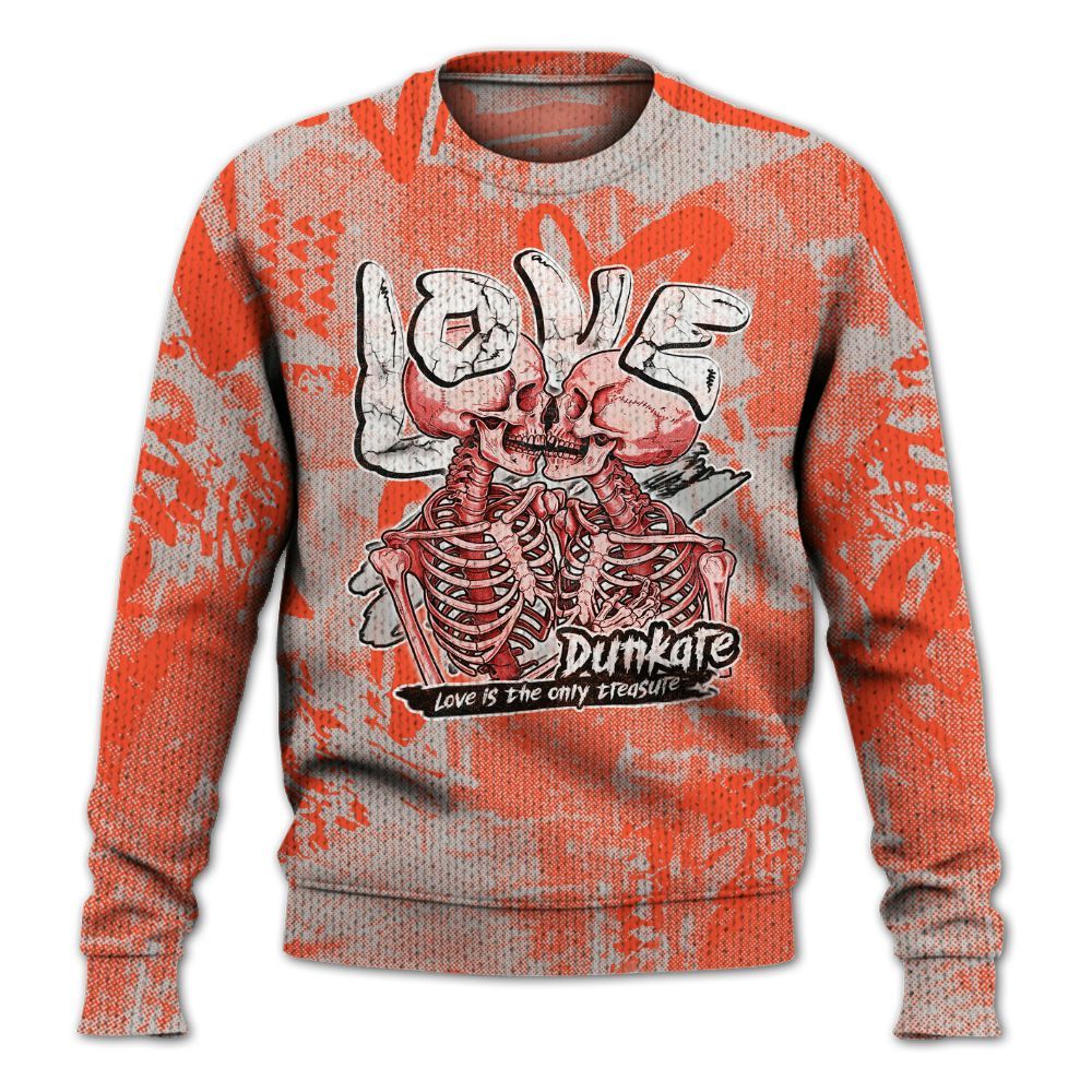 Knitted Sweater To Match Air Max 1 86 Cosmic Clay - Skull Love