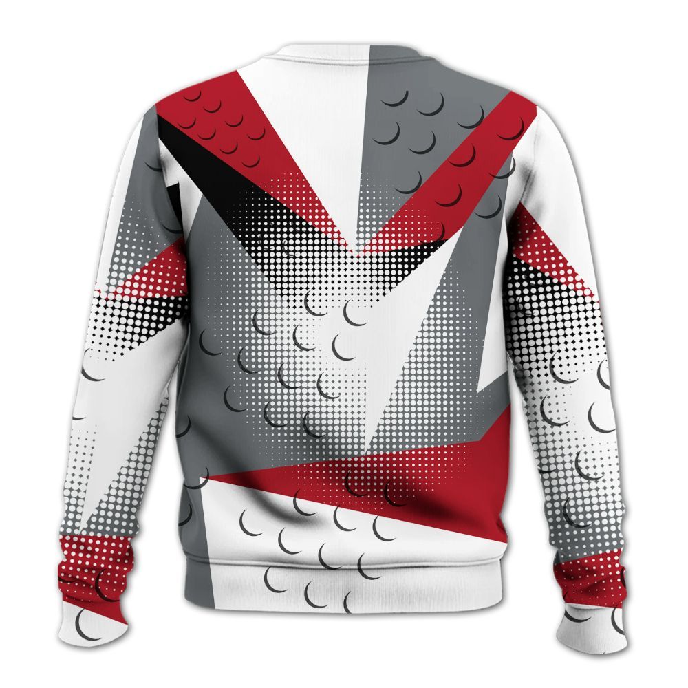 Sweatshirt To Match Retro Fire Red 9s - Poly Custom Name Number 23 5s All Over Print