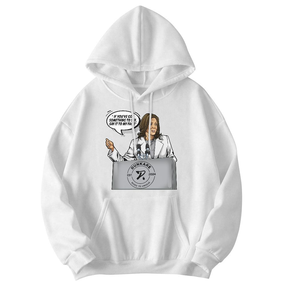 Sweatshirt To Match Low OG Wolf Grey 1s - 'Say It To My Face' Graphic