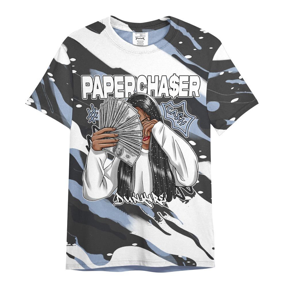 Shirt To Match Reverse Black White 6s - PaperChase Unique Colored Graphic Shirt Unisex
