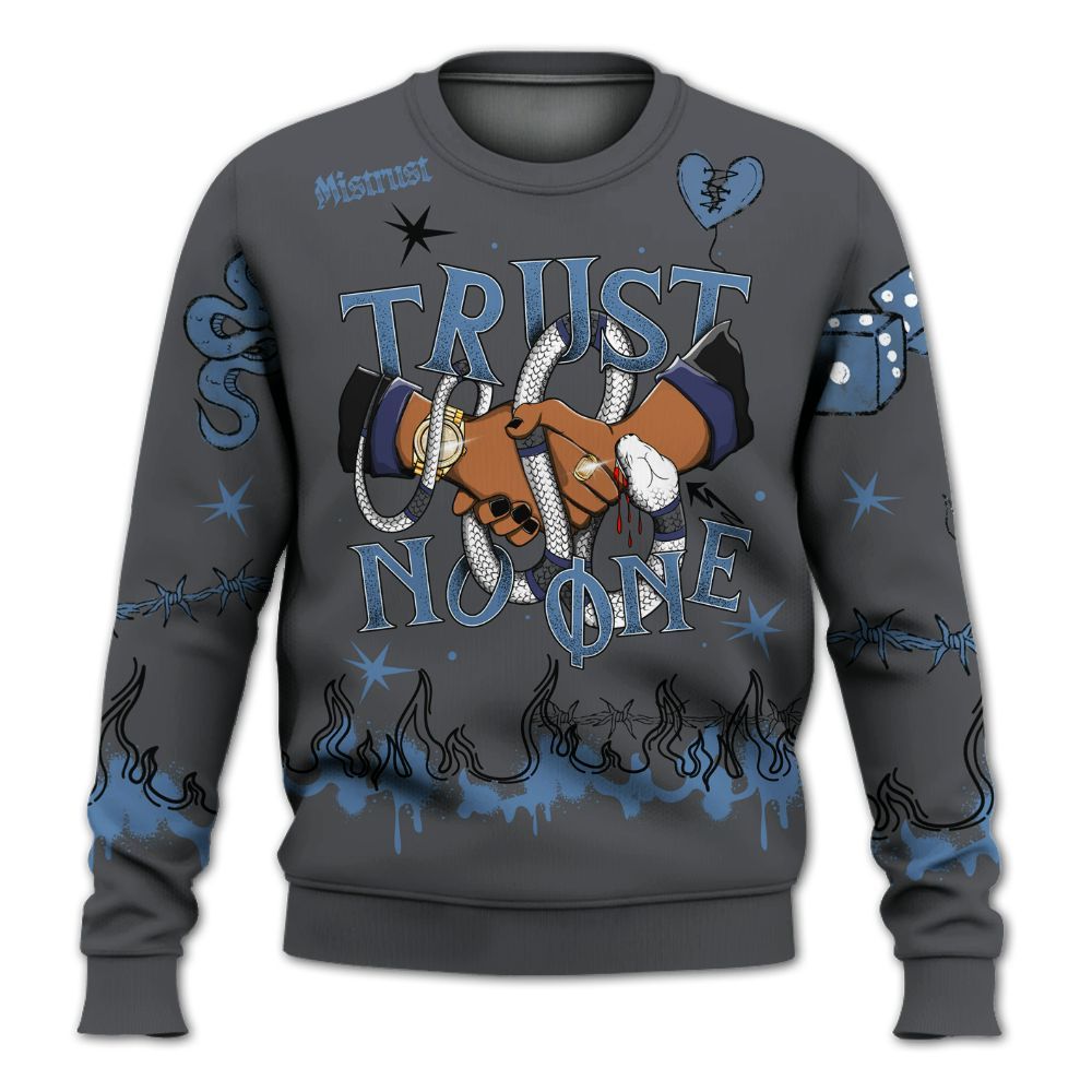 Sweatshirt To Match Air Max 95 Stash - Trust No One Snake-Bite Doodle Crayon All Over Print