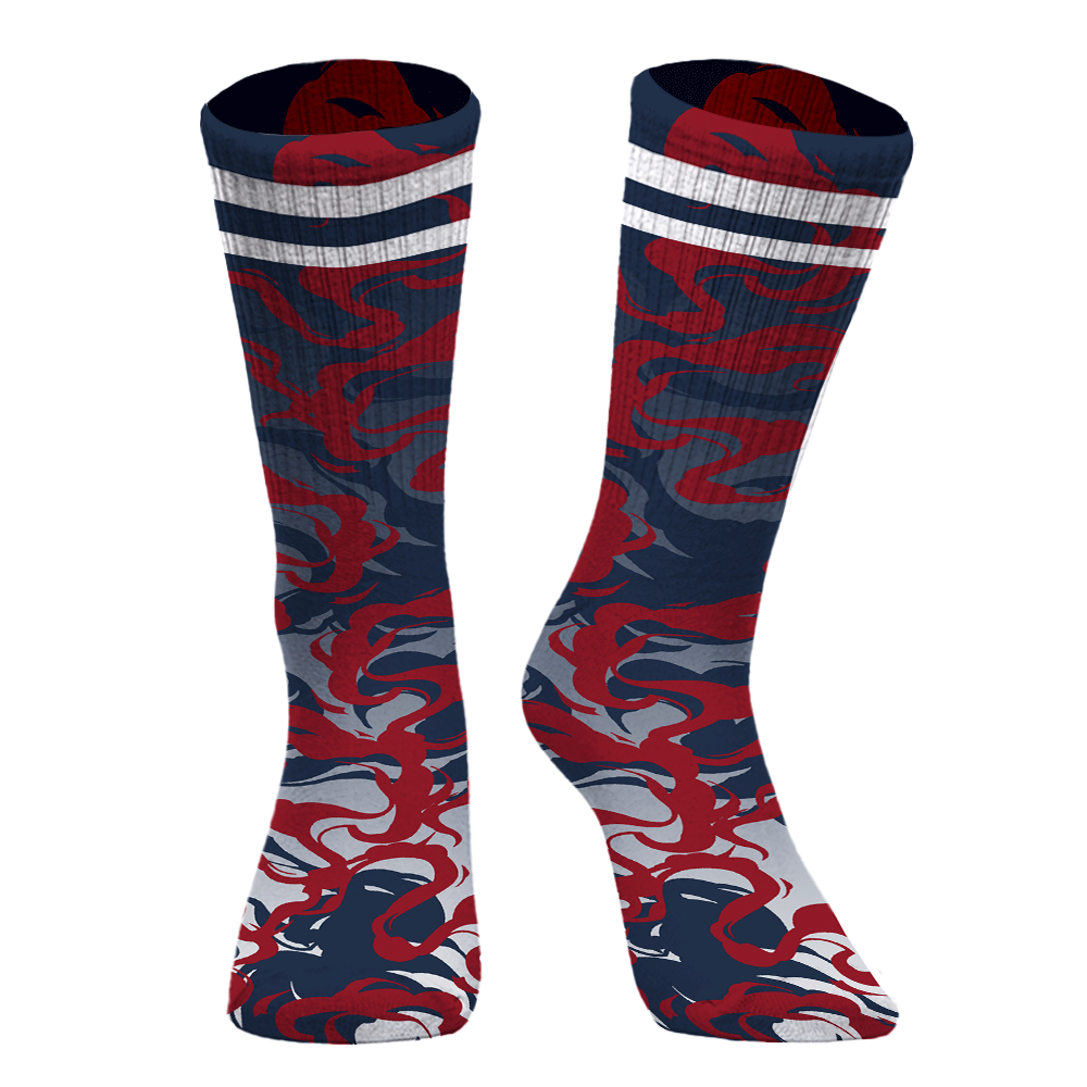 Sock To Match Retro Olympic 6s - Color Smoke Graphic Unisex