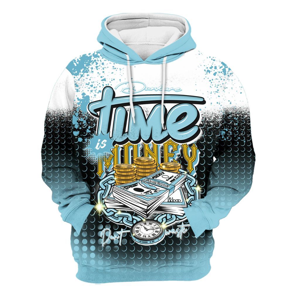 Hoodie To Match Dunk High Homer Simpson - Halftone Time Is Money All Over Print