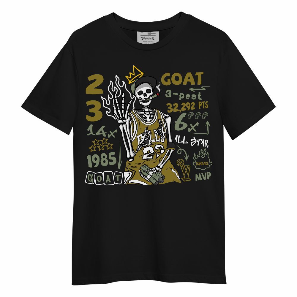 Shirt To Match Air Flightposite Metallic Gold - Number 23 G.0.A.T Streetwear Unisex Shirt