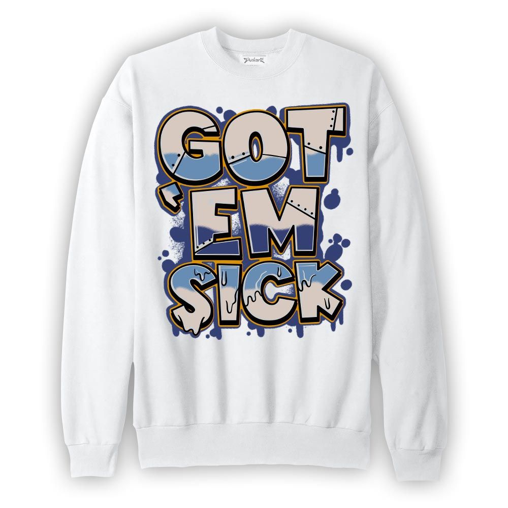 Sweatshirt To match High OG First In Flight 1s Sweatshirt - Gotten 'Em Sick Graphic Graphic