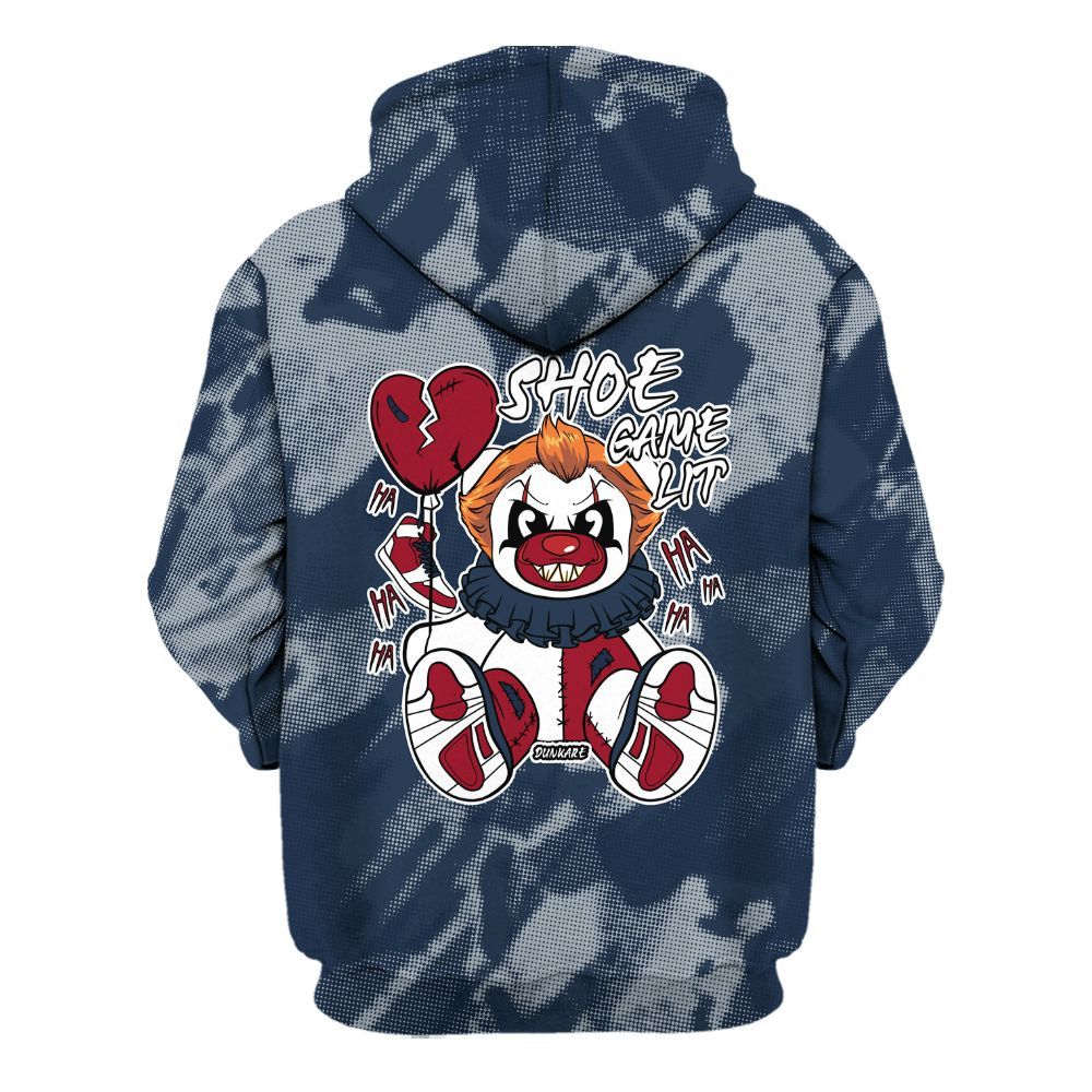 Hoodie To Match Retro Olympic 6s - Shoe Game Bear Abstract Halftone All Over Print