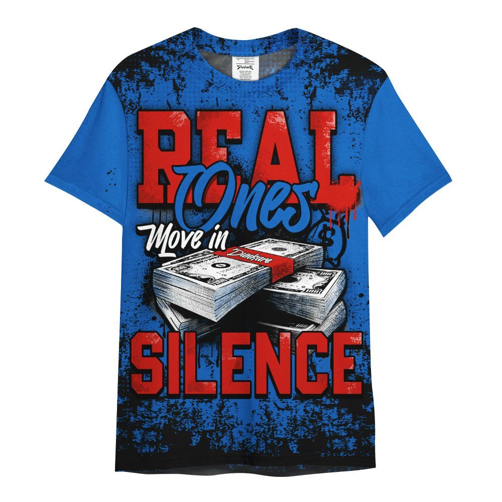 Shirt To Match Kobe 6 Game Royal - Move In Silence Money Street Retro All Over Print