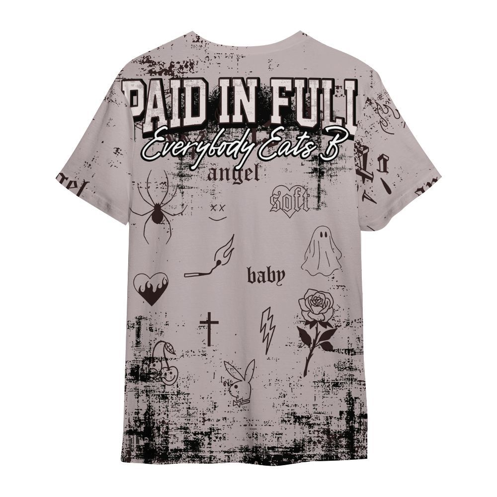 Shirt To Match AMM Air Smokey Mauve 6s - Paid In Full Money All Over Print