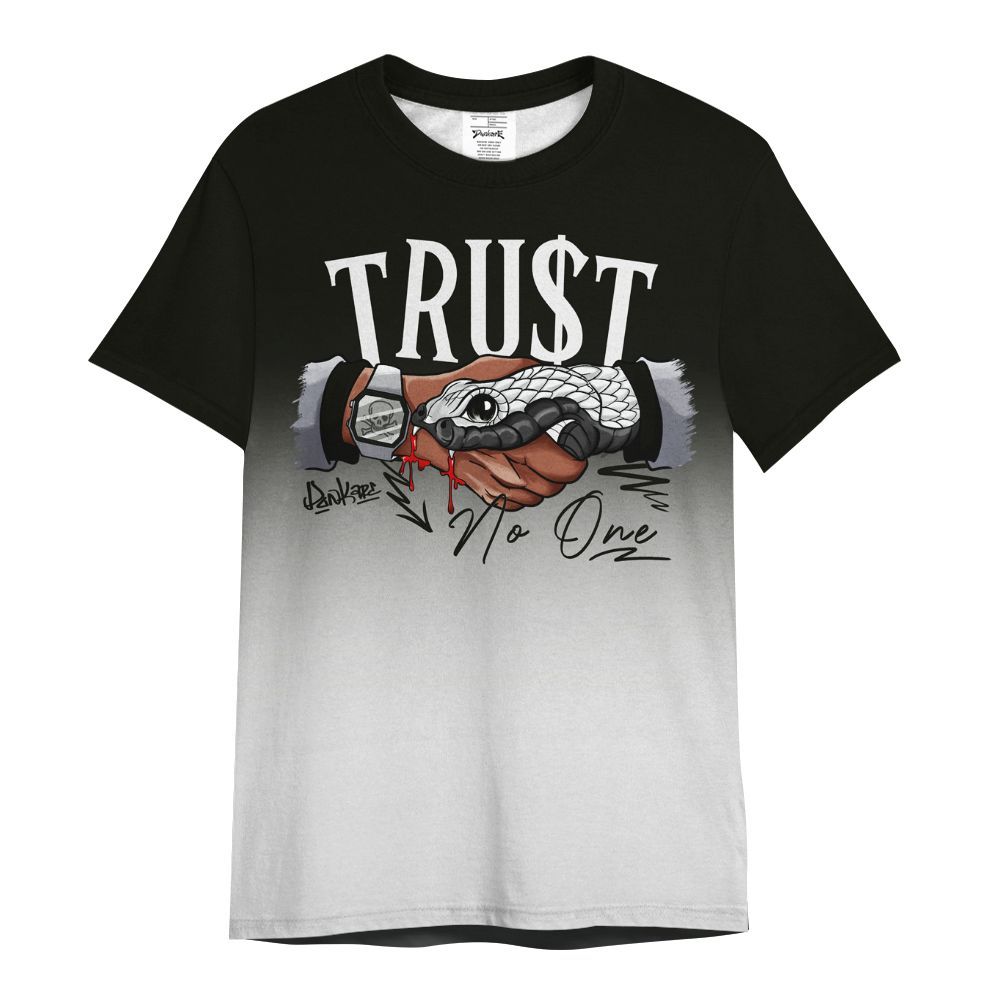 Shirt To Match Baroque Brown 12s - Snake Trust No One Drip All Over Print