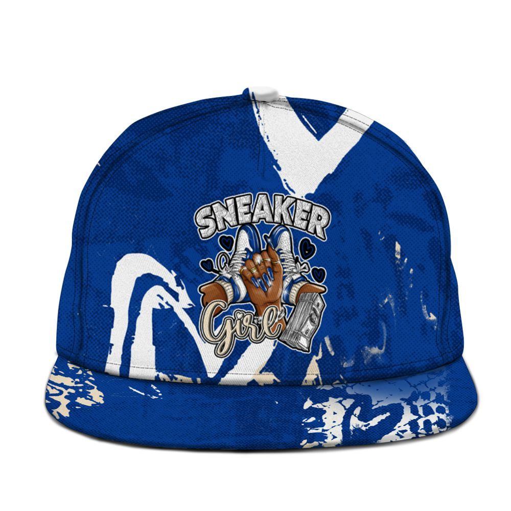 Snapback To Match Low Game Royal 1s - Sneakerz Girlz Heart Grunge Graphic