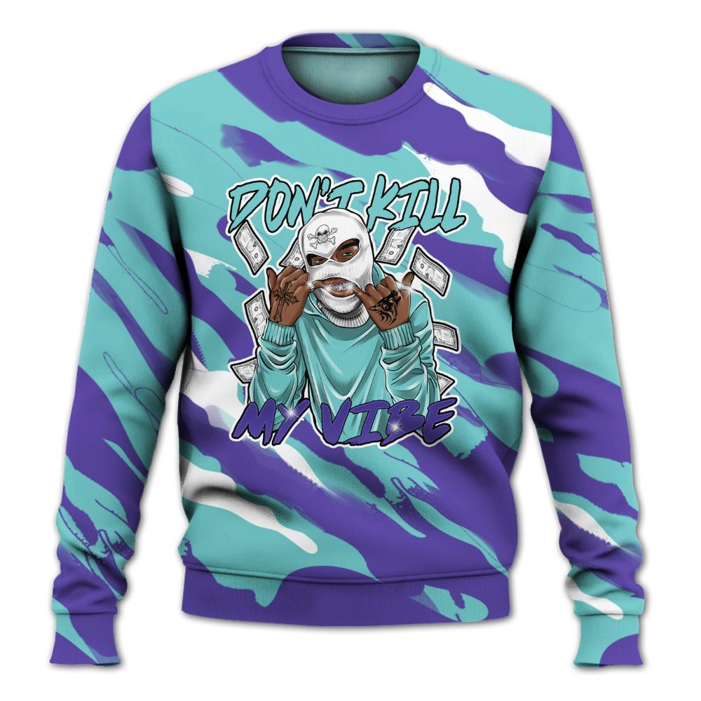 Sweatshirt To Match Low Hornets 1s - Vibe.Unique Colored All Over Print