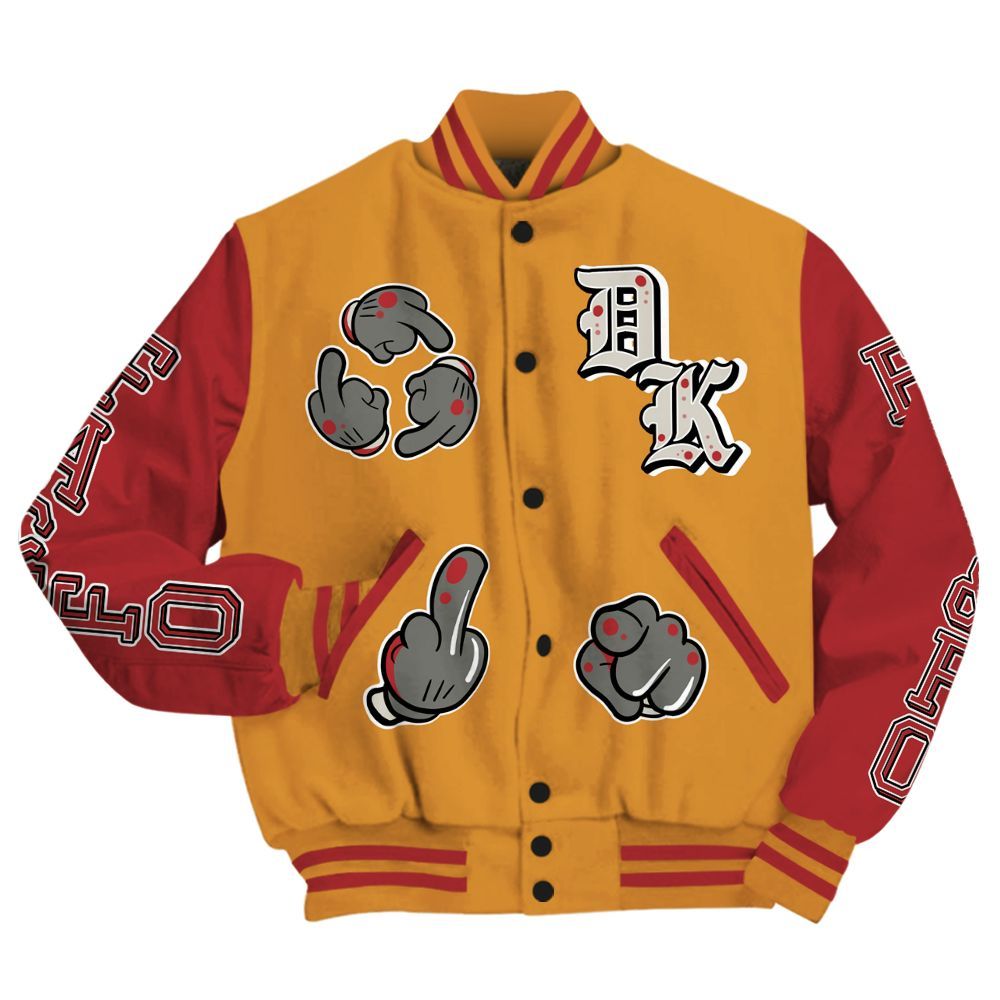 Varsity Jacket To Match Air Max Plus Sunset Swarovski - F Around Find Out Graphic All Over Print
