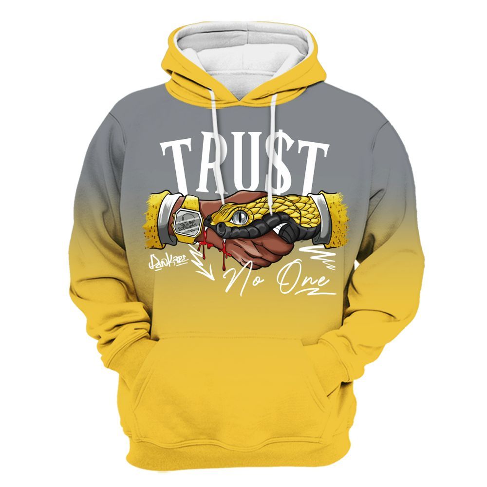 Hoodie To Match Retro Tokyo 5s, Trust No One Drip All Over Print