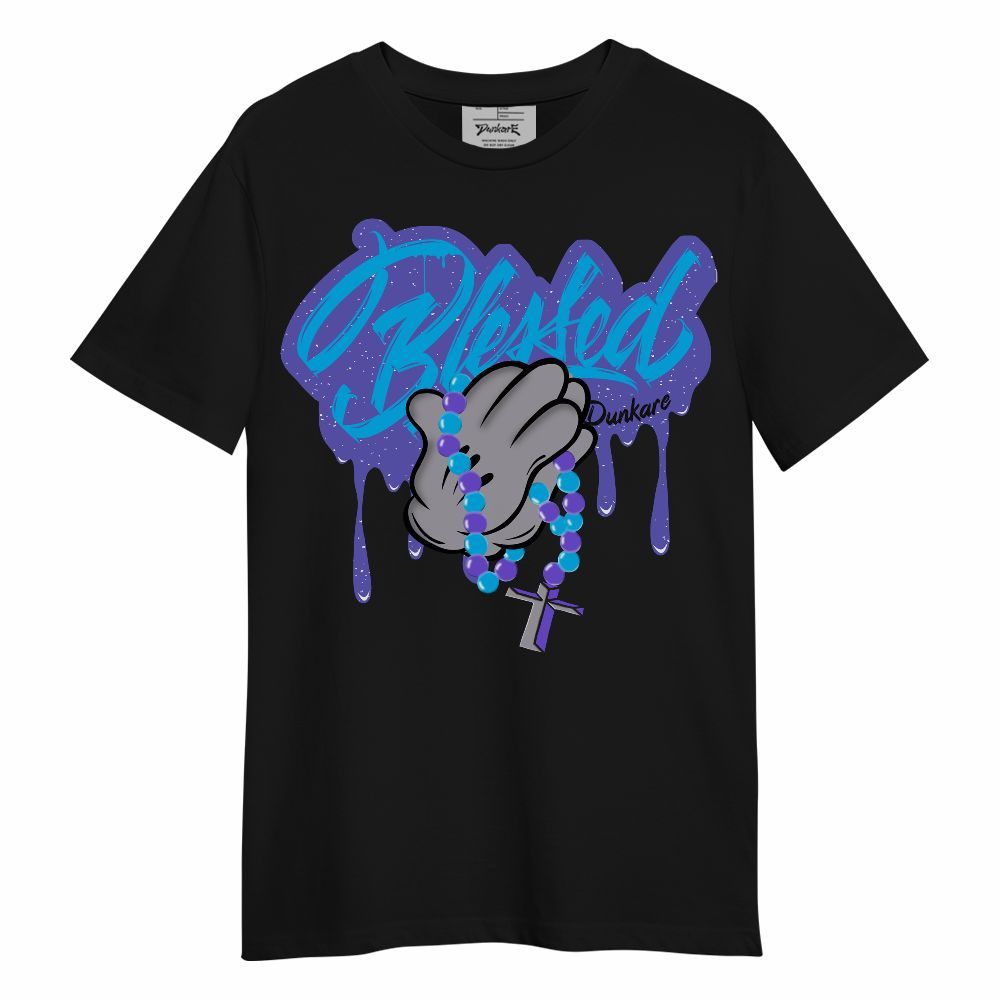 Shirt To Match Retro Aqua 8s - God Blessed Drip Graphic
