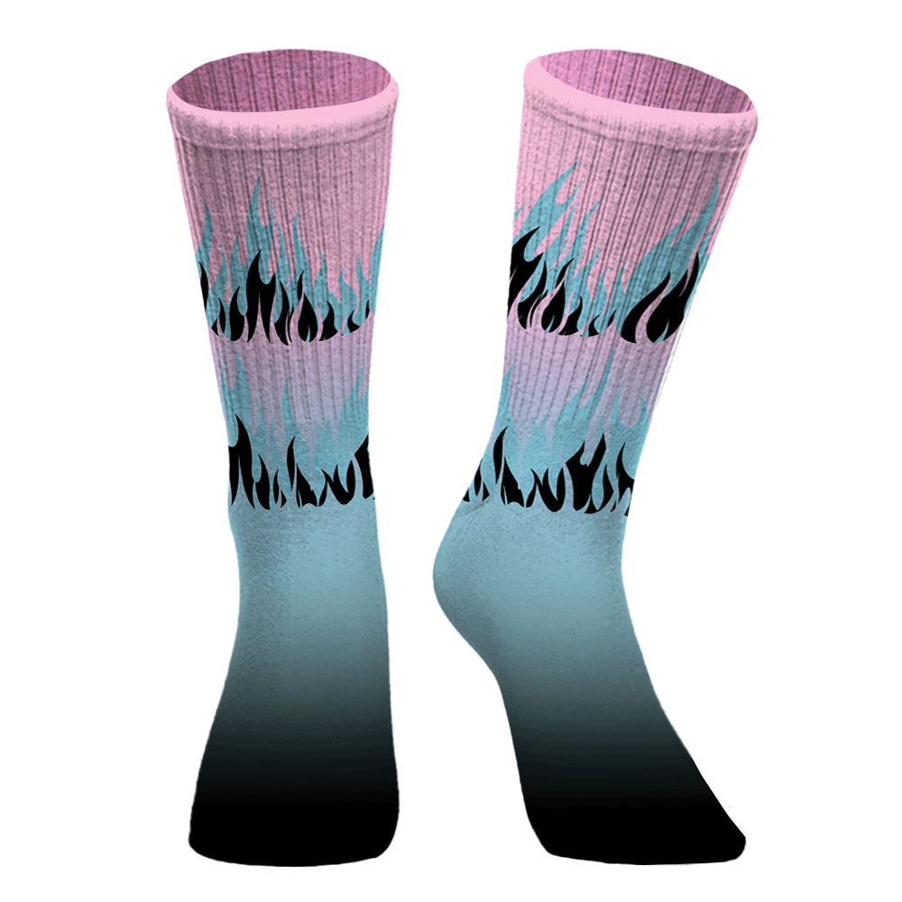 Sock To Match SB Dunk Low Visty - Fire Graphics Graphic Unisex