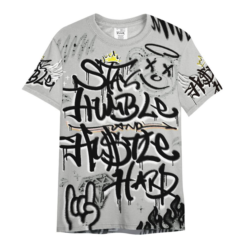Shirt To Match Retro White Oreo 4s - Humble Drip Streetwear Graffity All Over Print