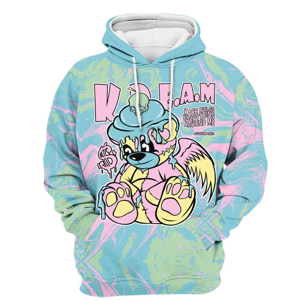 Hoodie To Match SB Dunk Low Visty - Loot Bear Liquid All Over Print